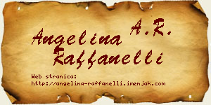 Angelina Raffanelli vizit kartica